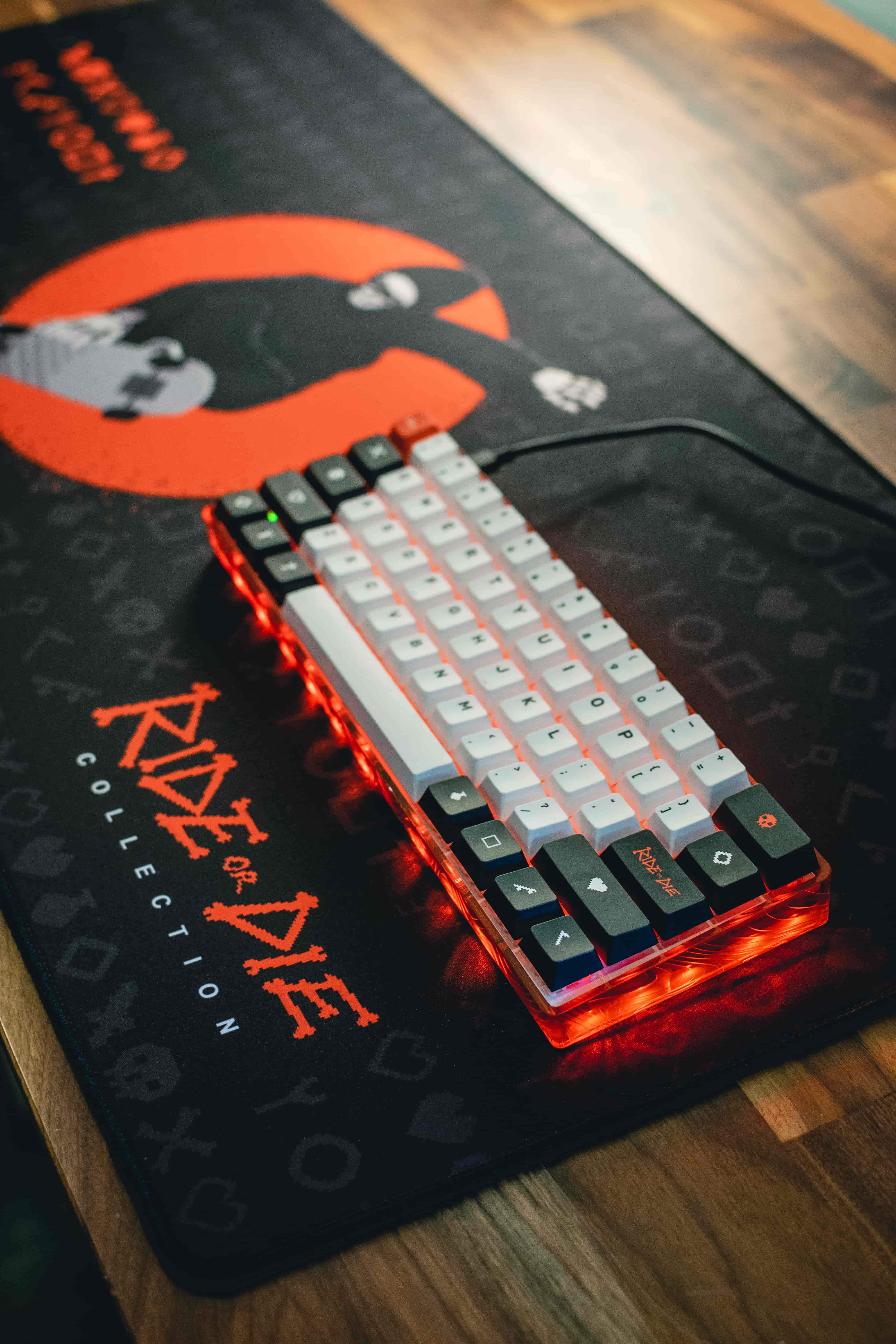 Ride or Die Keycap Combo - Custom Mechanical Keyboard Keycaps for Gamers & Typists - Perfect for Gaming Setups & Office Workstations