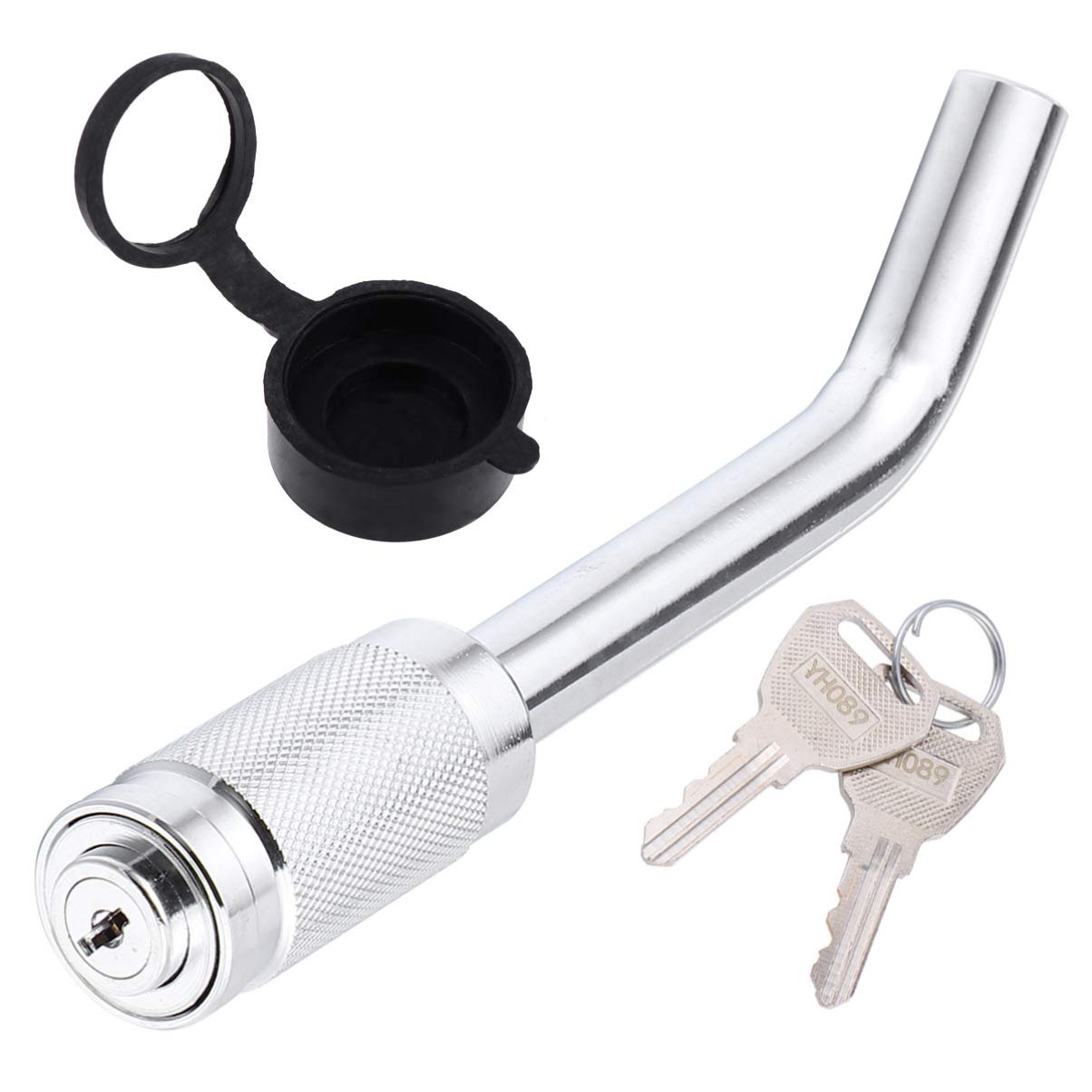 Garneck Heavy Duty Trailer Lock - High Security Iron Car Lock for Travel & Transport - Perfect for Trailers, RVs, Boats, and Storage Security