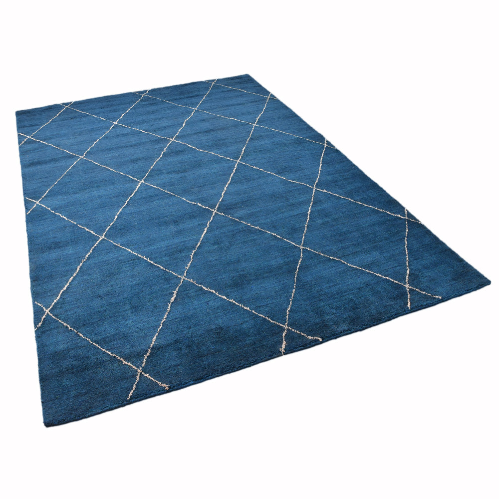 Handmade Diversity Hand Knotted Rug - Premium Bohemian Style Area Rug for Living Room, Bedroom, and Home Decor