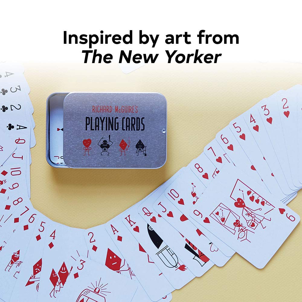 Chronicle Books Richard McGuire's Playing Cards - Unique Art Deck for Card Games, Magic Tricks & Collectors - Perfect for Poker, Bridge & Gifts