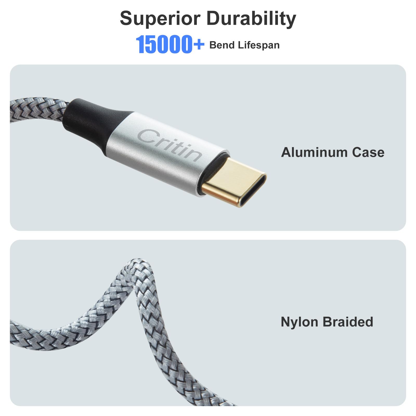 USB C to 3.5mm Headphone Jack Adapter - HiFi Audio Dongle Compatible with iPhone 16/15 Pro Max/Plus, Samsung Galaxy S24/S23, Huawei P60/P50 - Plug & Play Type C Aux Cable for Music, Gaming & Calls