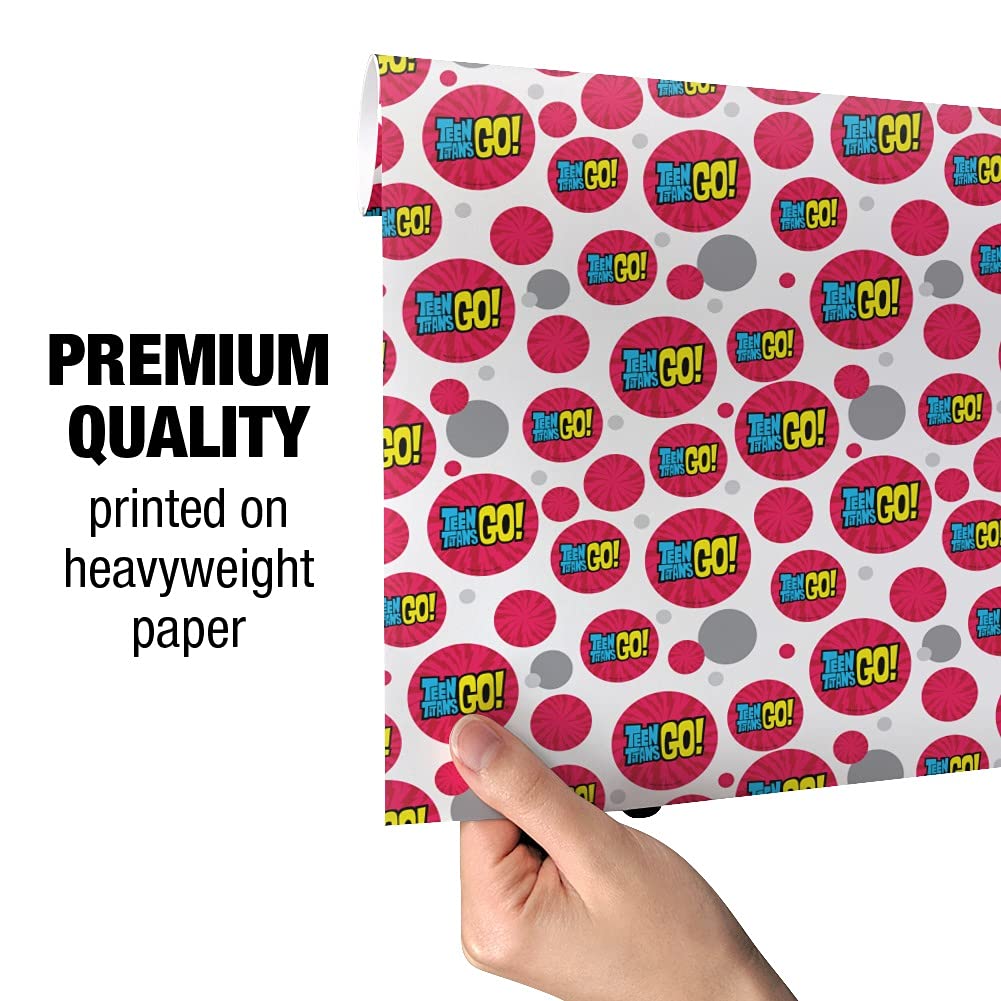 Teen Titans Go! Logo Gift Wrap Wrapping Paper Roll - 15