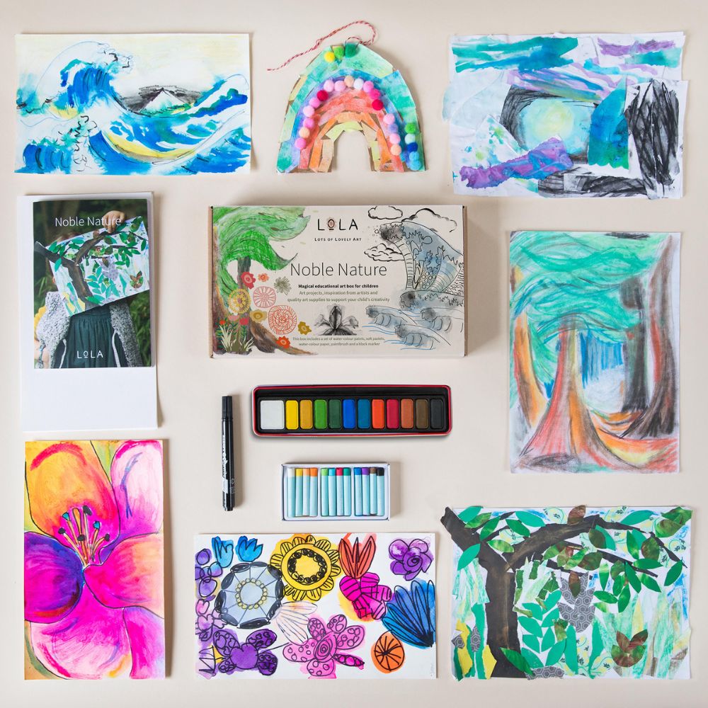 LOLA Noble Nature Craft Box for Kids - DIY Art & Craft Kit for Creative Play, Birthday Gifts & Classroom Activities