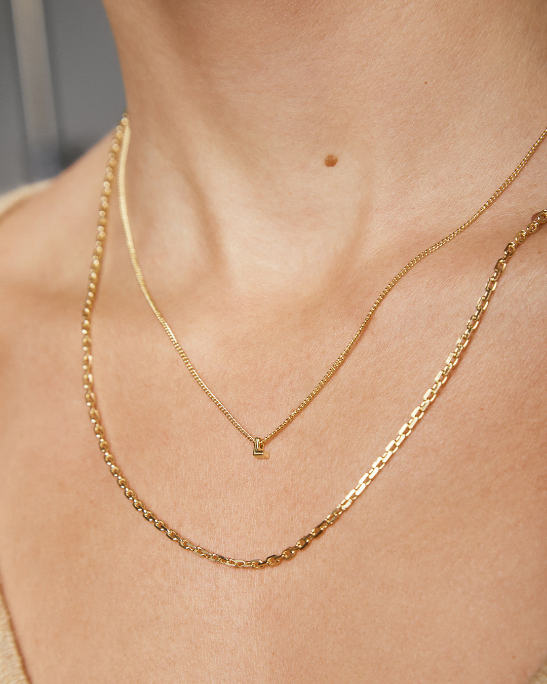 Wilder Mini Alphabet Necklace - Personalized Initial Pendant Jewelry for Women | Perfect Gift for Birthday, Anniversary & Everyday Wear