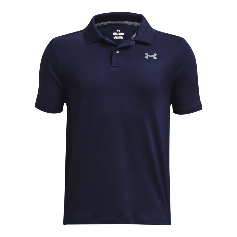 Under Armour Boys' Performance Polo Shirt - Moisture-Wicking & Breathable Athletic Top for Sports & Casual Wear | Perfect for Soccer, Golf, and School Activities
