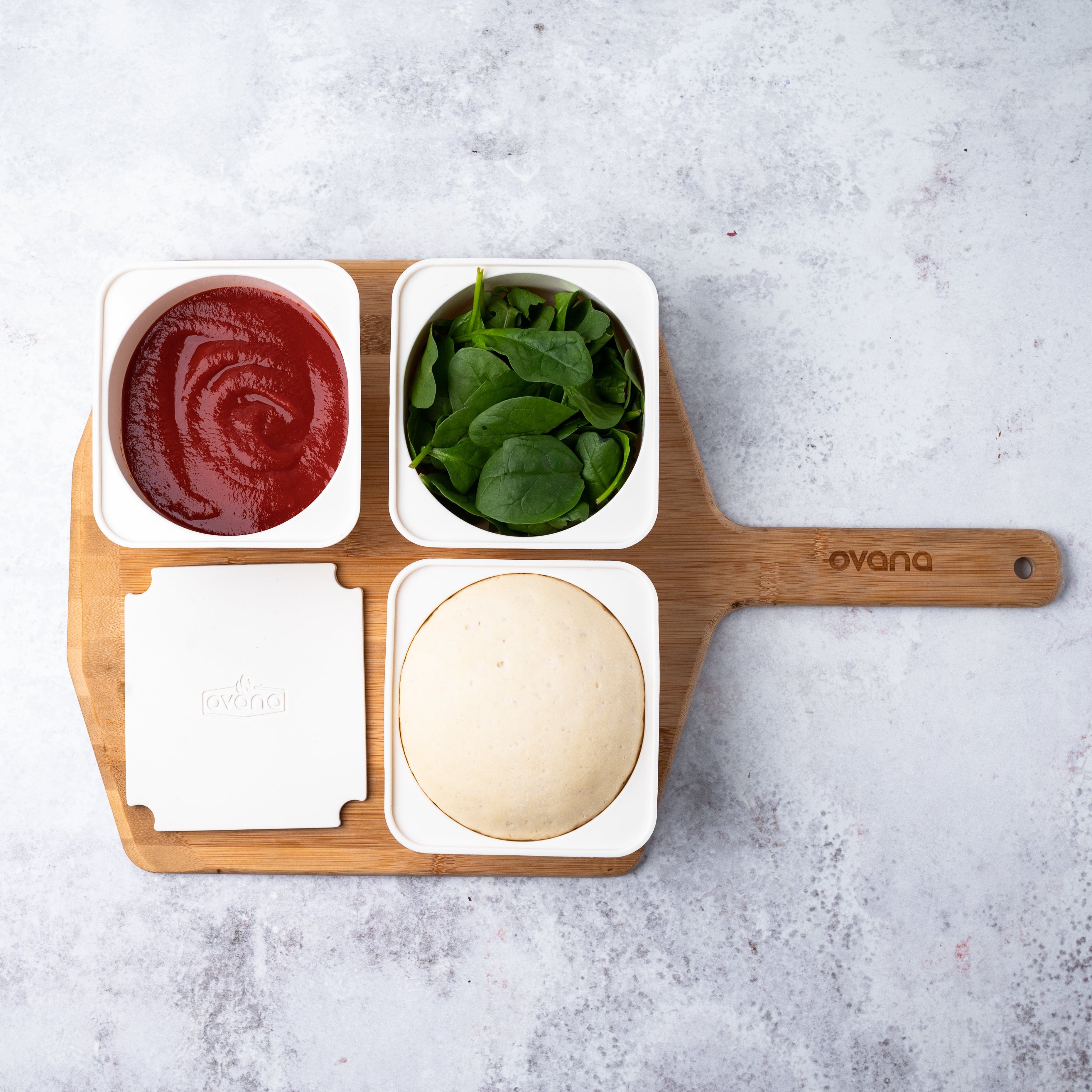 Ovana Bread Proofing Basket Set - 2-Piece Rattan Banneton Kit with Liner & Scraper for Sourdough Baking - Perfect for Artisan Bread Making at Home