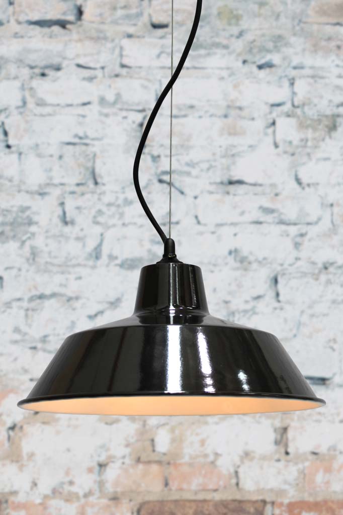 Modern Industrial Factory Cable Pendant Light - Adjustable Hanging Light Fixture for Kitchen Island, Dining Room, Bedroom & Living Room Decor