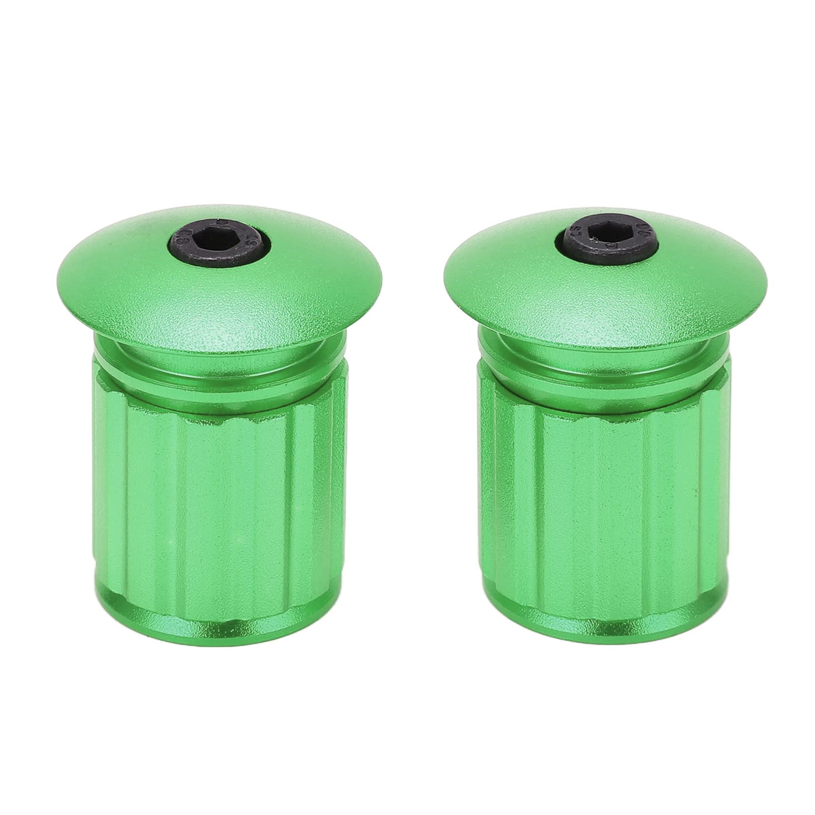 Vbestlife Aluminum Alloy Bike Handlebar End Plugs - Secure Expansion Locking Bar End Caps for Mountain, Road & Folding Bicycles | Perfect for Cycling Safety and Handlebar Protection