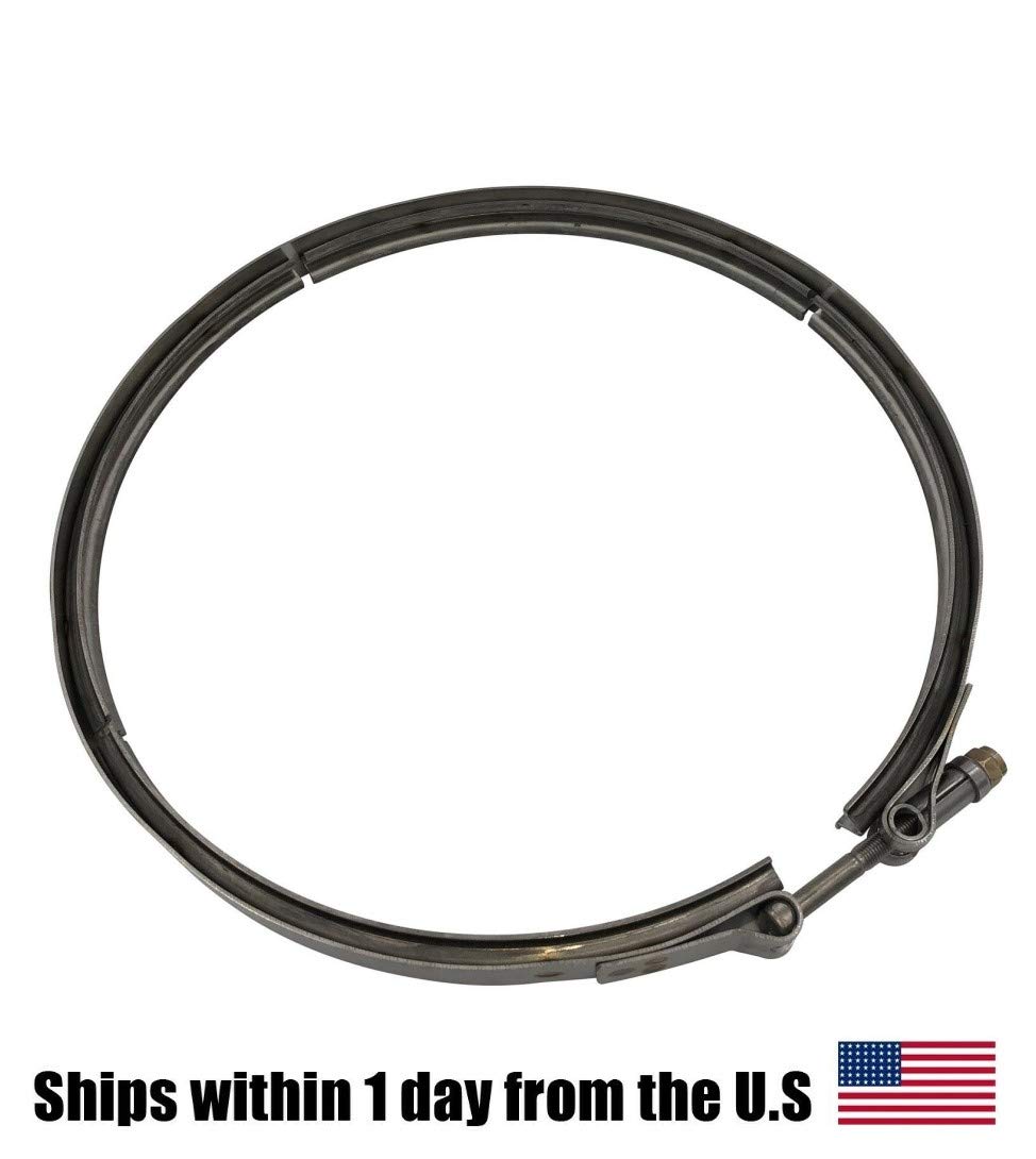 Premium DPF Filter Clamp & Gasket Kit for Cummins ISX - OEM 2871453 & 2871863 Replacement - Heavy Duty Diesel Exhaust System Maintenance for Trucks & RVs