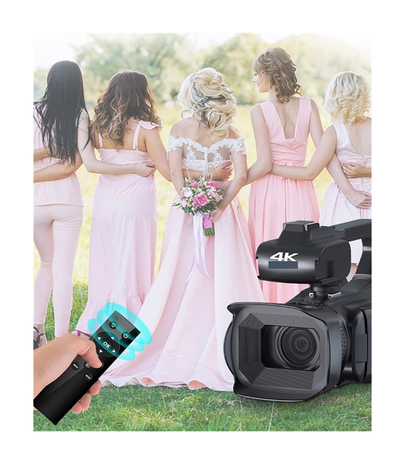BODORME 64MP 4K Camcorder - Auto Focus Webcam for Vlogging & Streaming