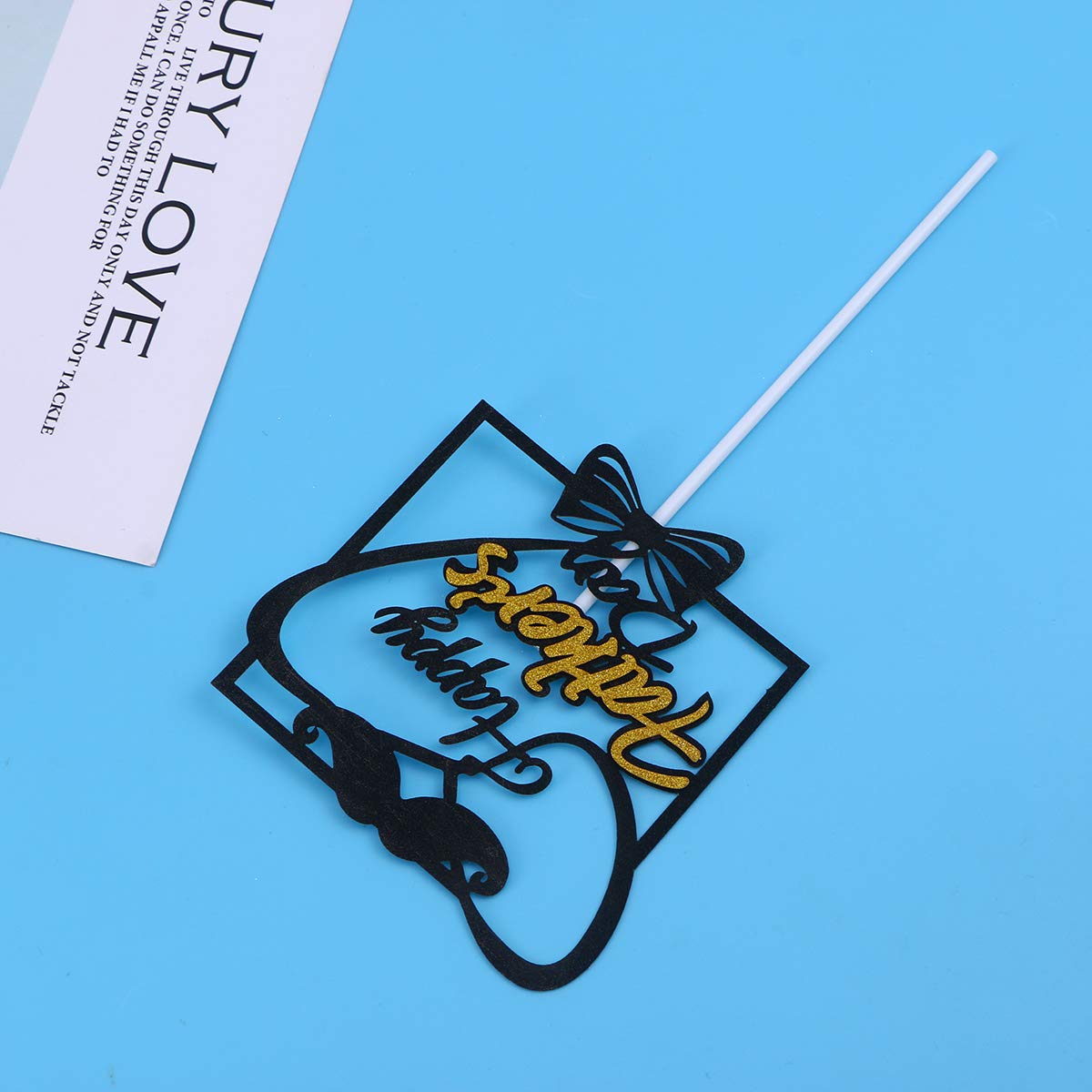 10pcs Happy Father's Day Cupcake Toppers - Father's Day Cake Decorations, Birthday Party Supplies for Dad - Perfect for Father's Day Celebrations, Birthday Parties & Family Gatherings