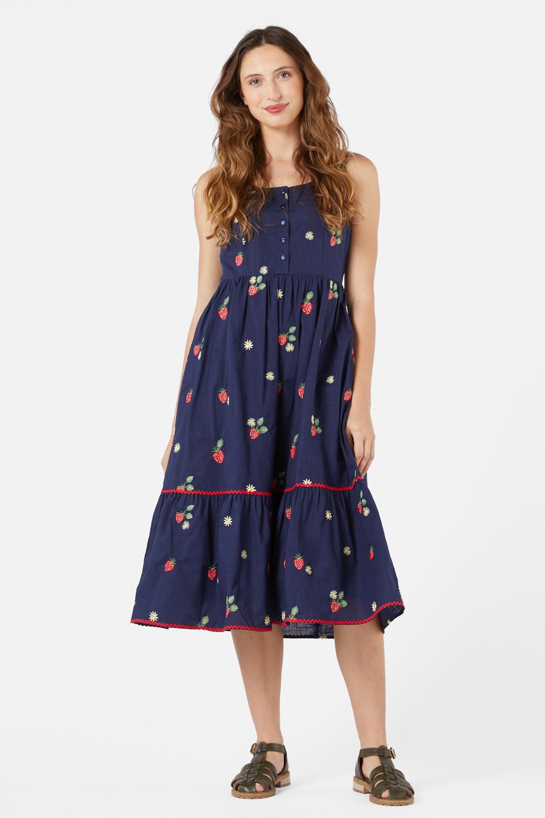 Sweet Jam Embroidered Floral Dress - Elegant Summer Boho Maxi Dress for Women | Perfect for Beach Vacations, Weddings & Date Nights