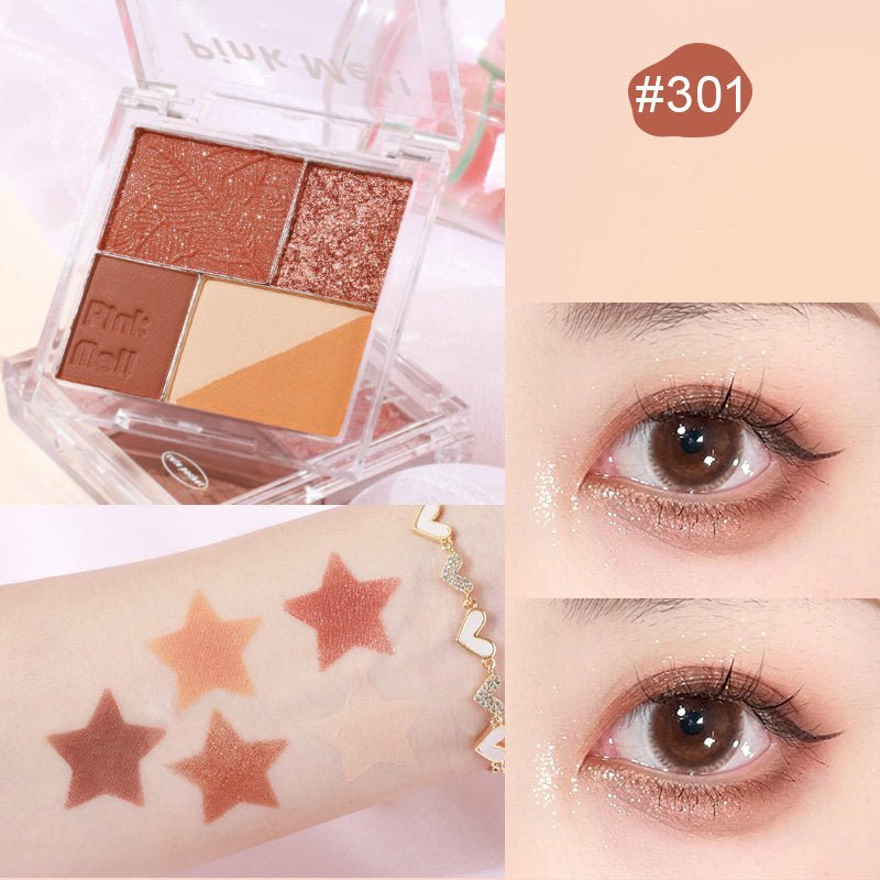HOLD LIVE Matte Glitter Pigmented Eyeshadow Palette - Long Lasting Highly Pigmented Eye Makeup for Party, Night Out & Special Occasions