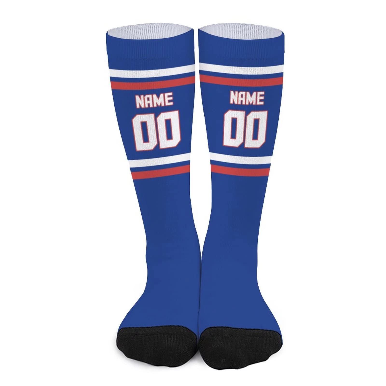 Custom Baseball Socks with City & Team Numbers - Athletic Crew Socks for Sports Fans - Perfect Gift for Baseball Lovers & Game Day Outfits
