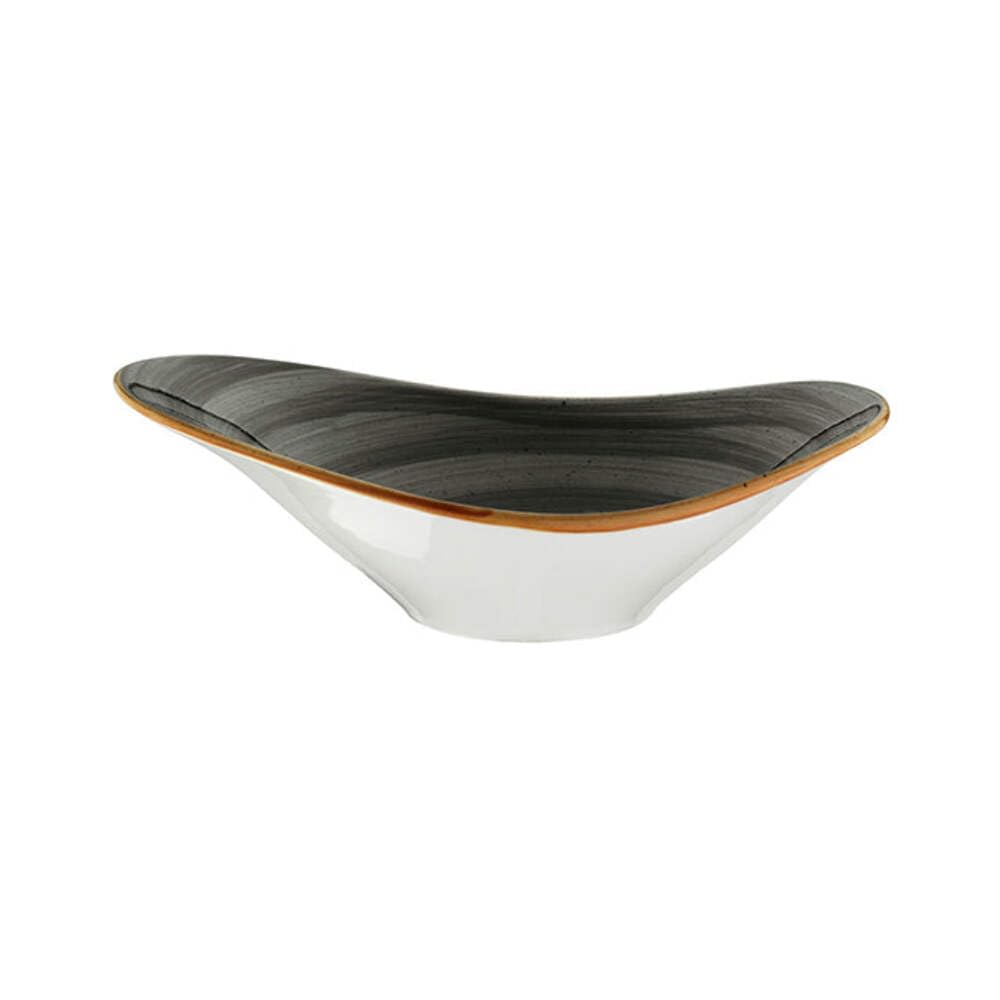 Gris Tide Round Bowl 11x7.5x3.5 Inches - Chip Resistant & Microwave Safe Salad Pasta Bowl for Dining, Kitchen & Tableware | Perfect for Family Dinners, Parties & Everyday Meals