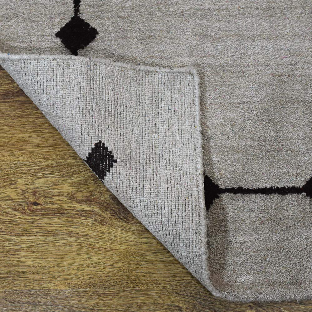 Luxury Haven Hand Knotted Rug - Premium Wool Area Rug for Living Room, Bedroom & Dining - Soft & Durable Home Decor