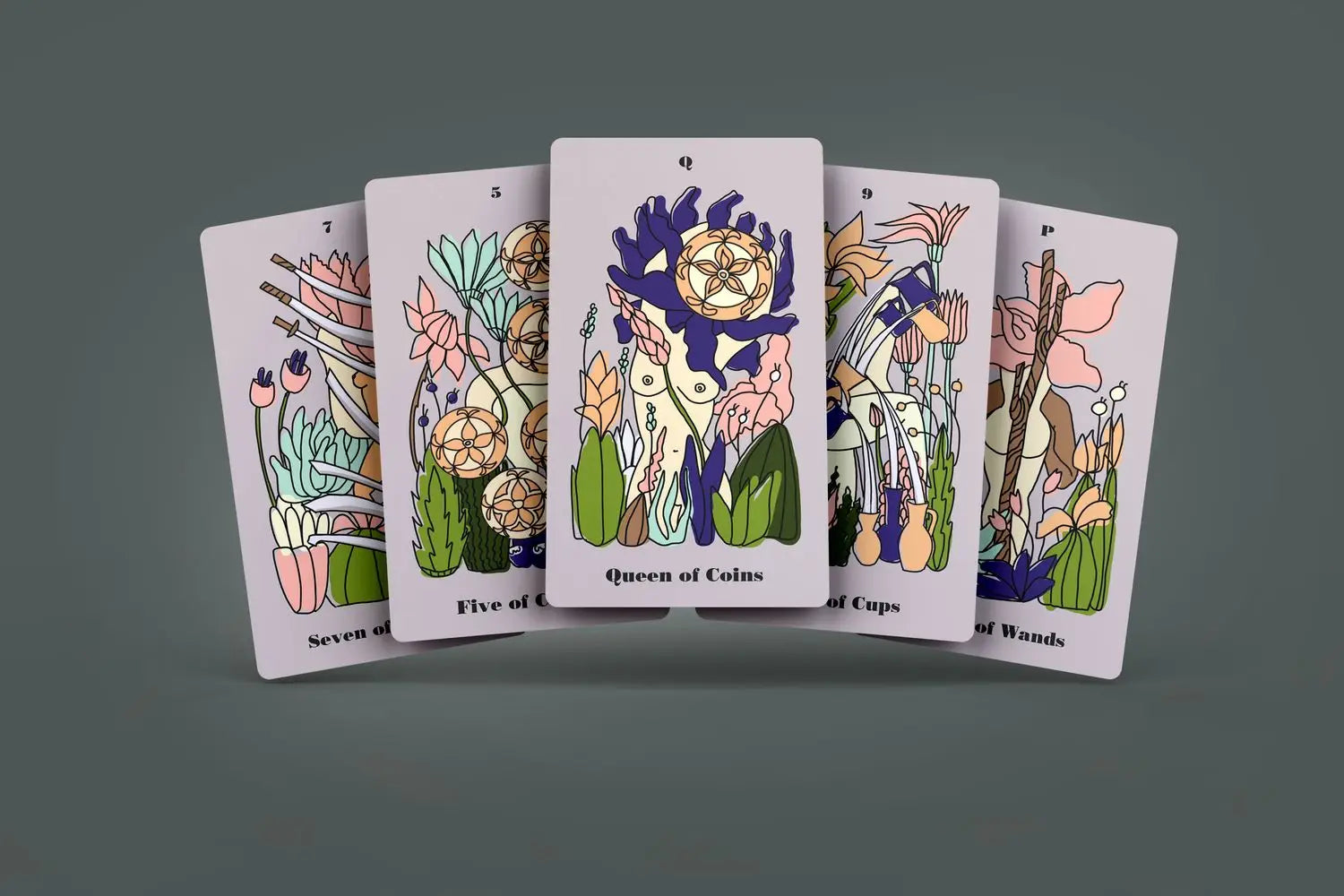 Sensual Garden Tarot Cards - 78-Card Mystical Deck for Divination & Spiritual Guidance | Perfect for Meditation, Self-Discovery & Gift Giving