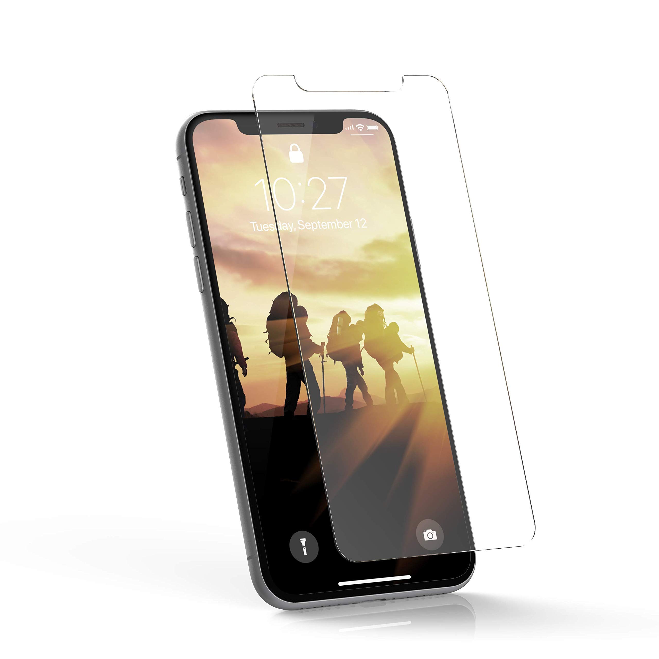 URBAN ARMOR GEAR [U] by UAG iPhone 12 Pro Max (6.7-inch) Case - Matte Ash & Screen Protector Bundle | Military-Grade Drop Protection | Slim Protective Cover & Tempered Glass for Everyday Use, Work & Outdoor Activities