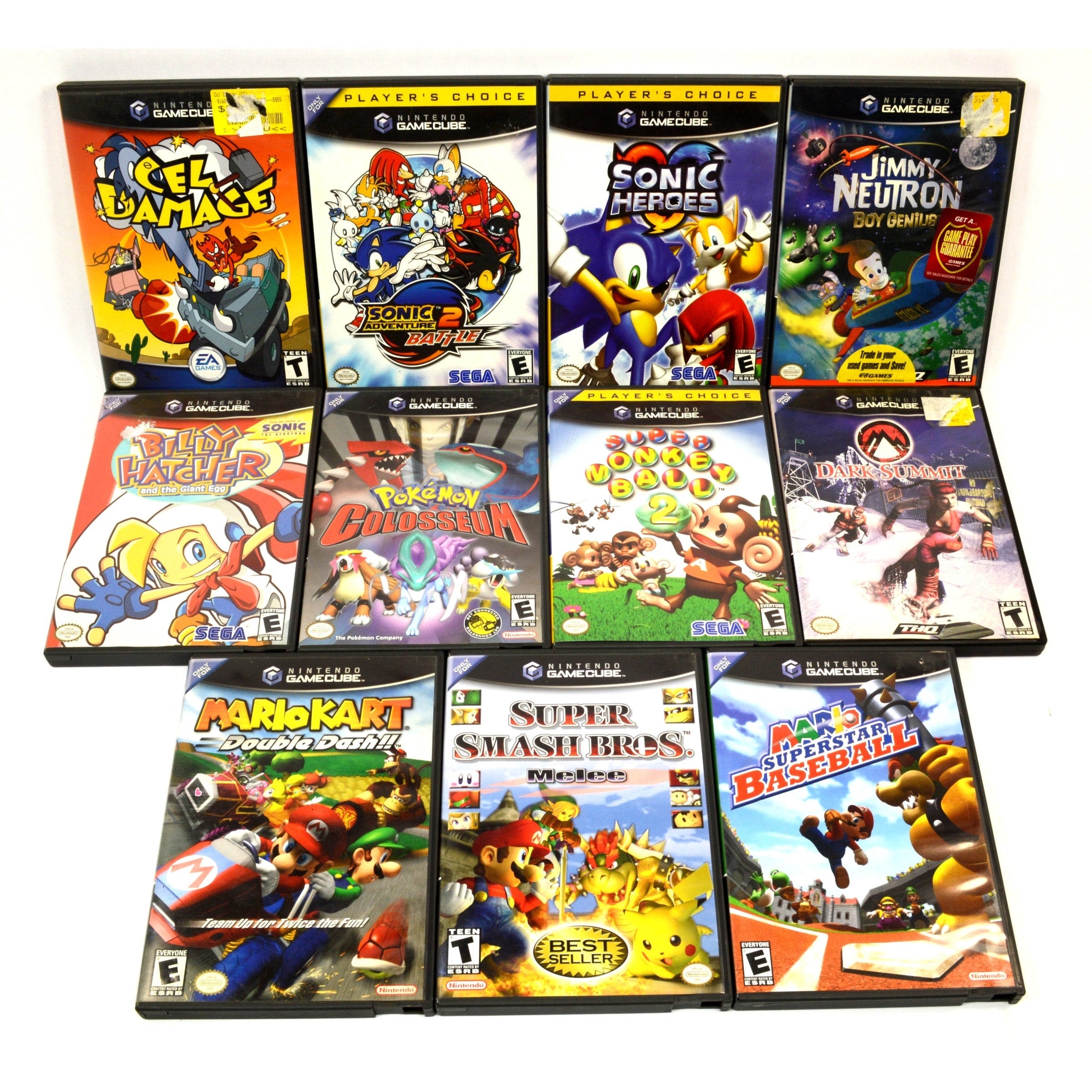 Nintendo GameCube Bundle - 46 Classic Games Including Sonic, Super Smash Bros & Mario Kart - Perfect for Retro Gaming Parties & Collectors