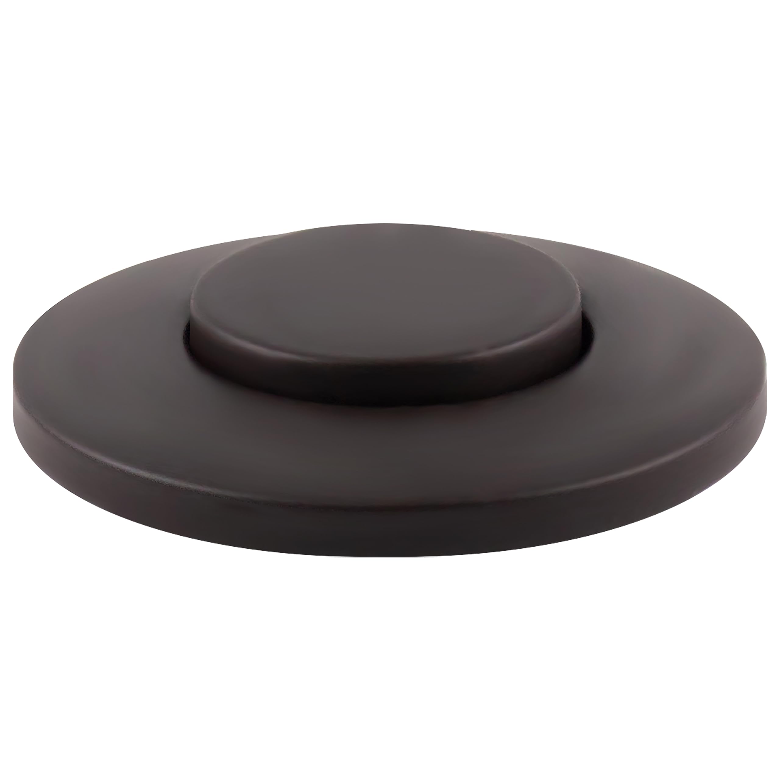 Westbrass ASB-01 Oil Rubbed Bronze Sink Top Waste Disposal Air Switch with Single Outlet Control Box & Flush Button (1-Pack) - Perfect for Kitchen Sink Garbage Disposal Systems