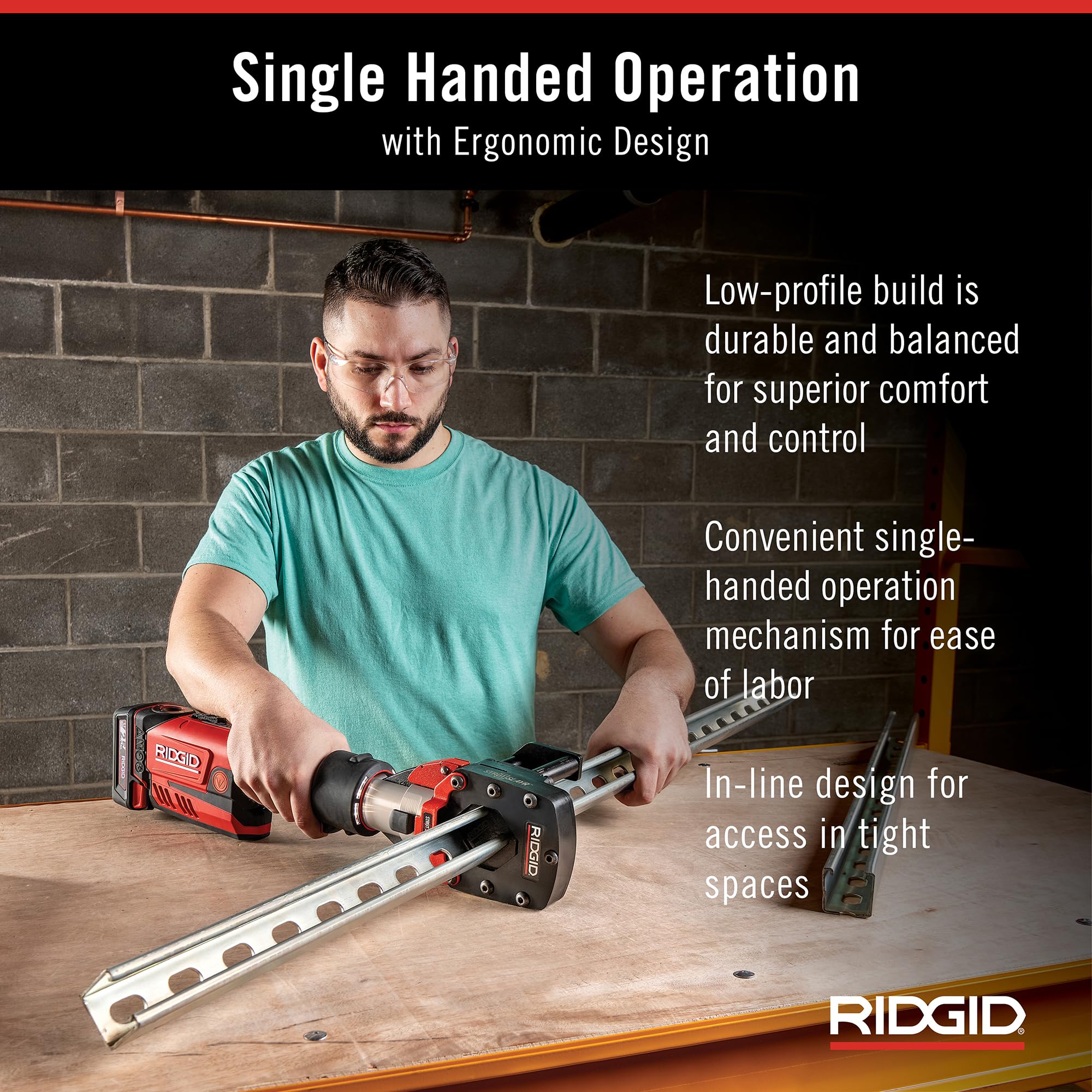 RIDGID 67183 RP 351 ProPress Standard Press Tool Kit with Battery & Charger, 1/2