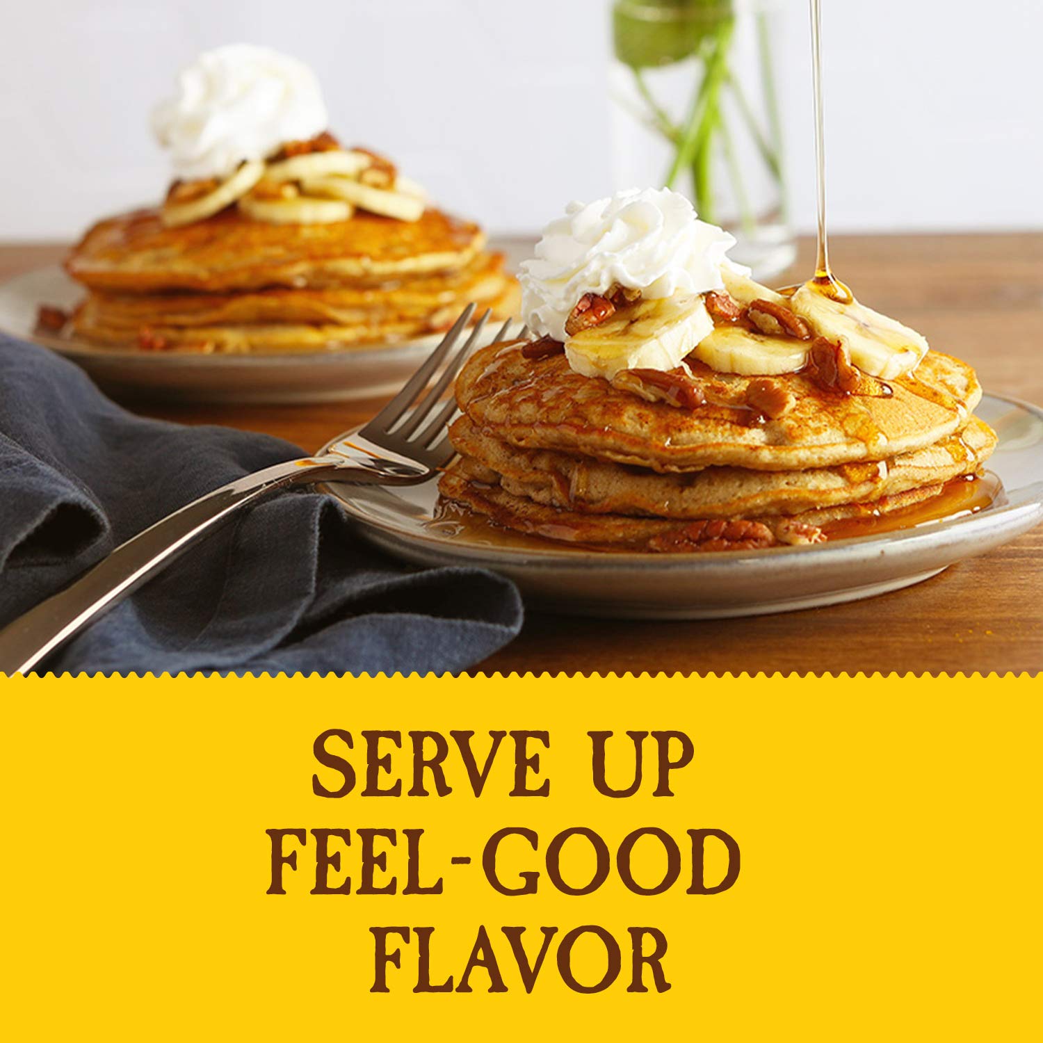 Log Cabin Butter Rich Syrup - 24 oz Bottle for Pancakes, Waffles & French Toast | Perfect Breakfast Syrup for Family & Brunch