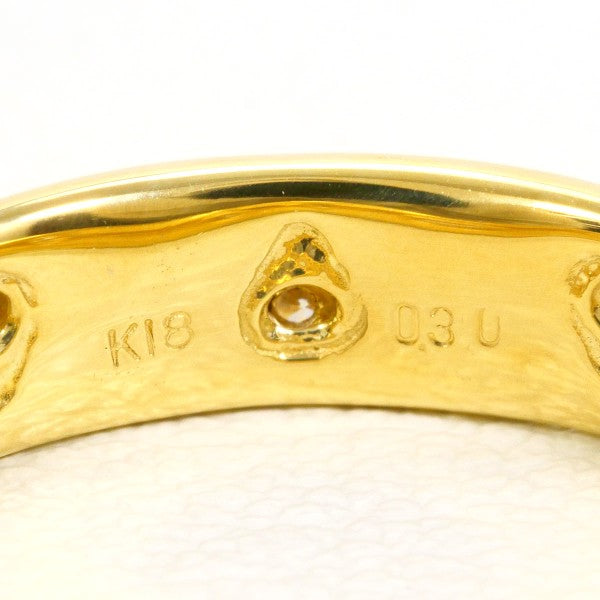 18K Yellow Gold Diamond Ring with Certificate - Elegant Wedding Band, Anniversary Gift for Her, Perfect for Engagement & Special Occasions