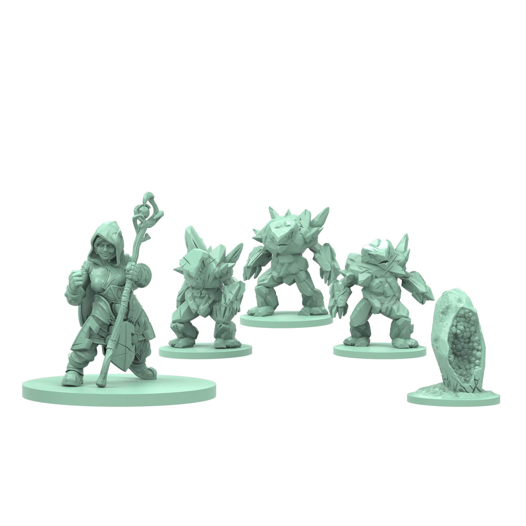 GodTear: Eternal Glade Starter Set - 12 Detailed Miniatures Tabletop Combat Board Game for 2 Players, Perfect for Strategy Enthusiasts and Game Nights