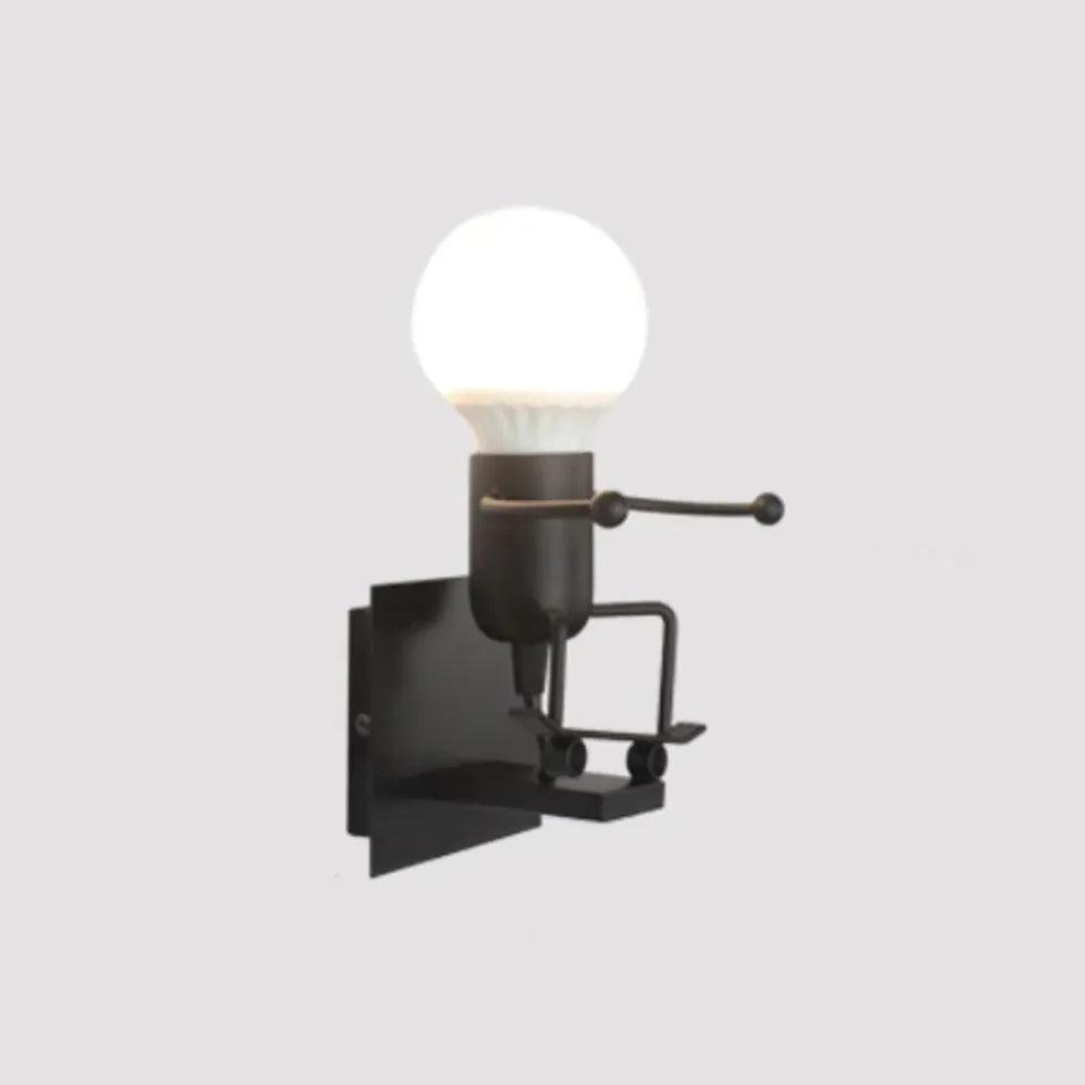 Modern Wall Lights for Kids Room - Creative Little Man Design, LED Night Light for Bedroom, Nursery, Playroom - Perfect for Bedtime & Decor
