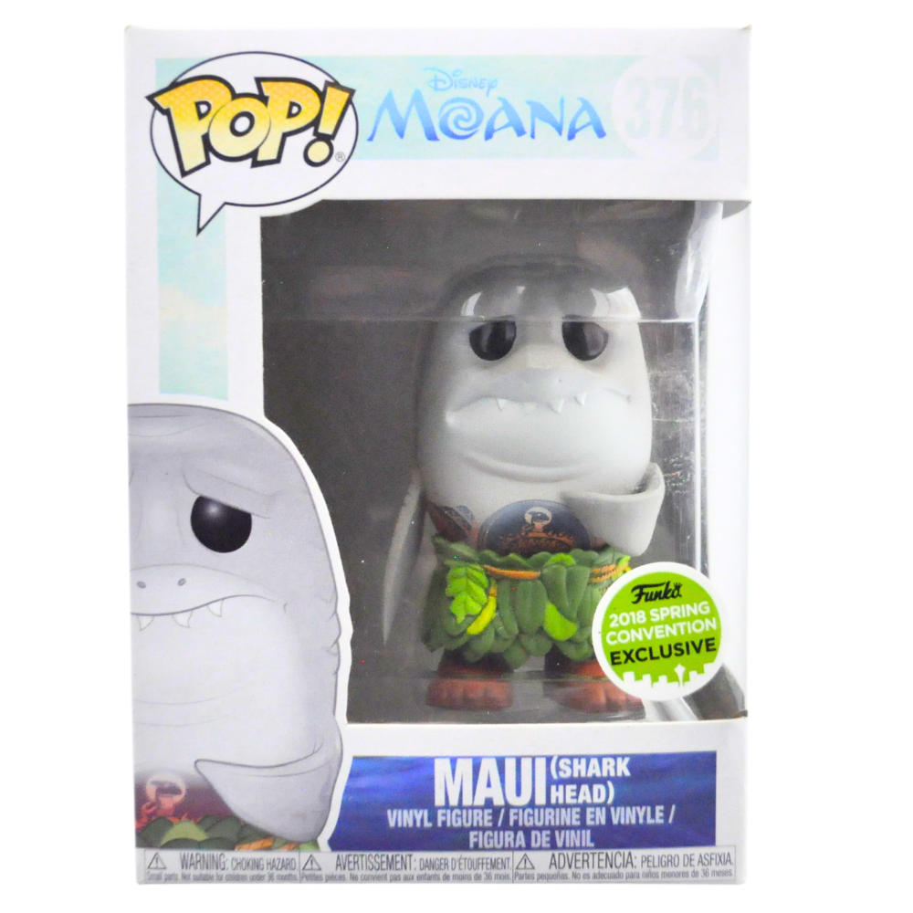 Funko Pop! Maui Shark Head Moana Collectible Figure - 2018 Spring Convention Exclusive - Perfect for Disney Fans & Collectors