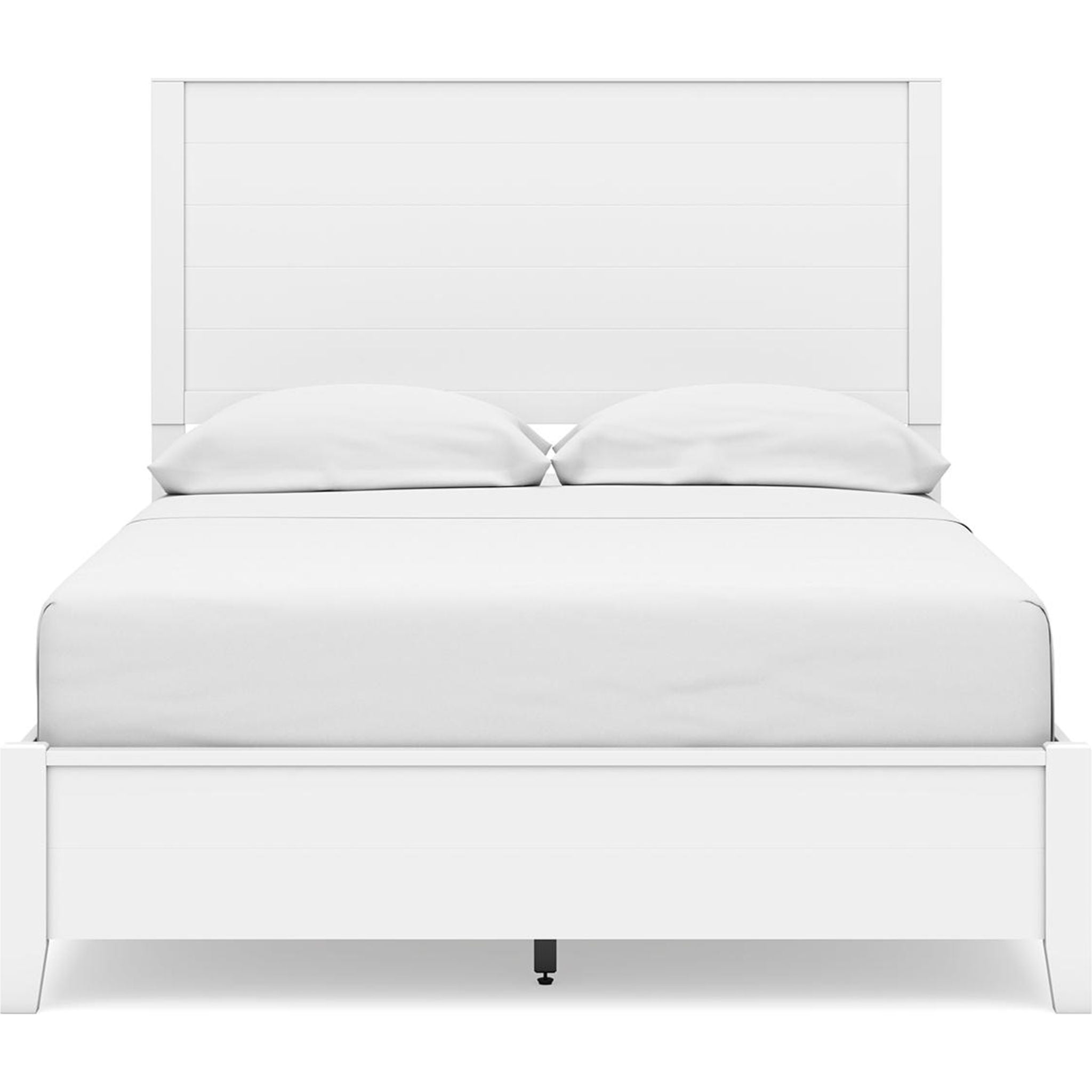 Binterglen 6-Piece Full Panel Bedroom Set in White - Modern Bed Frame, Nightstands & Dresser for Cozy Home Decor