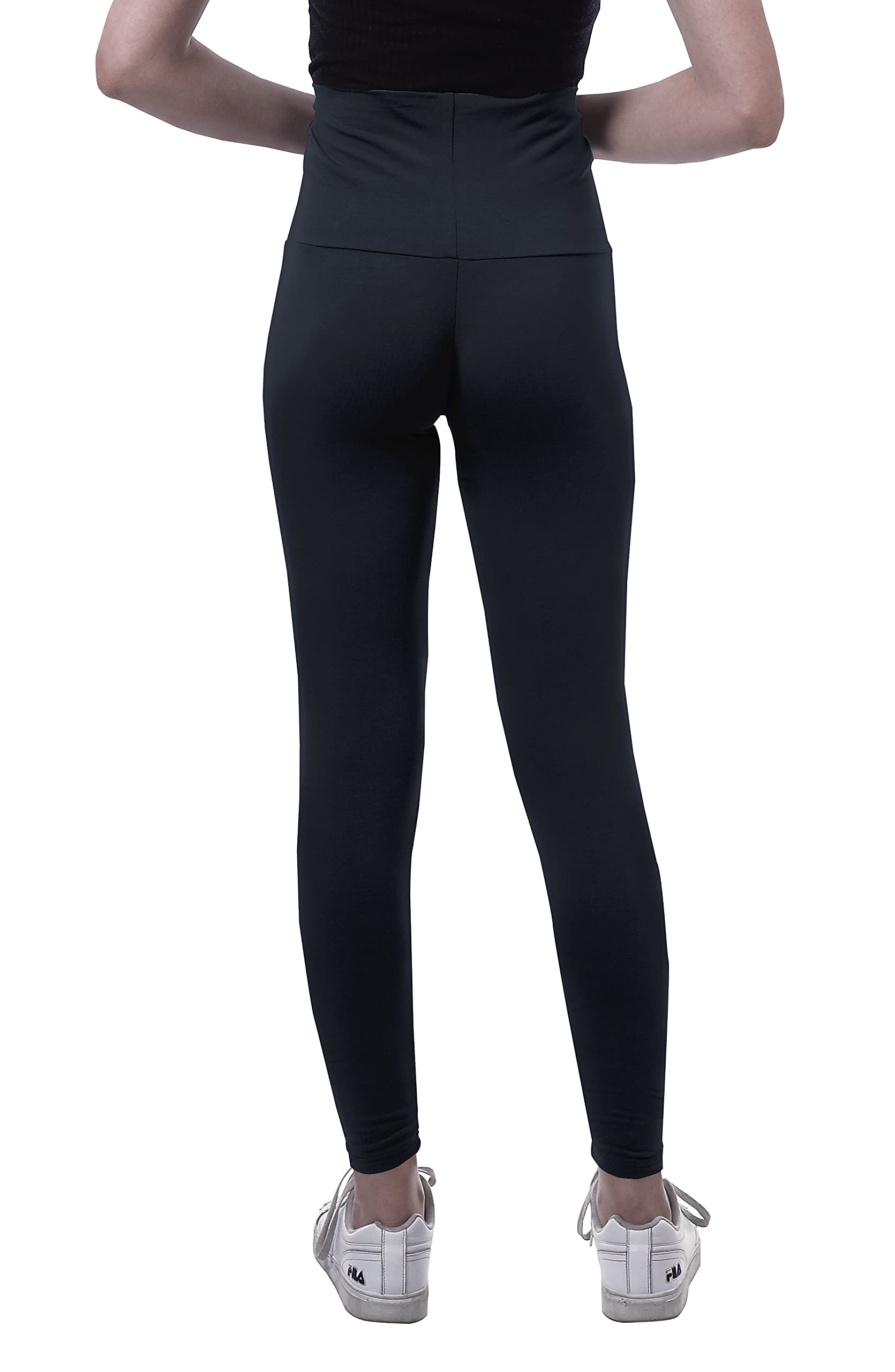 Premium Moomaya High Waisted Yoga Pants for Women - Corset Style Tummy Control Workout Leggings | Perfect for Yoga, Gym, Running & Everyday Wear