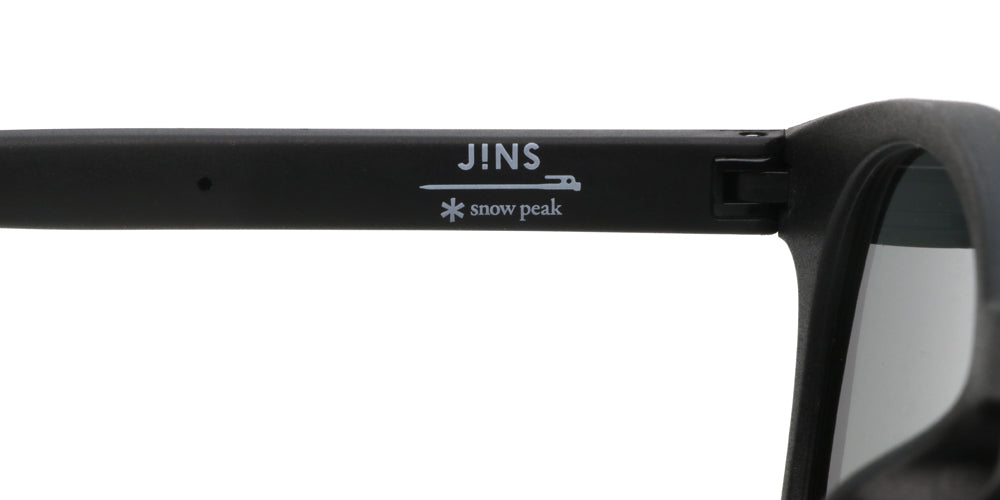 JINS x Snow Peak Rubber Sunglasses 018 - Lightweight Polarized Outdoor Sunglasses for Hiking, Fishing & Beach Activities