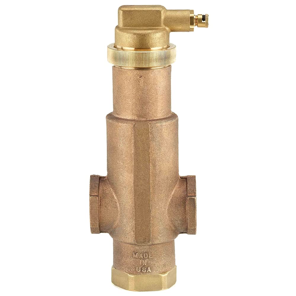 1 1/2 FNPT Hydronic Air Vent - High Efficiency Bleeder Valve for Radiator & Heating Systems | Perfect for Home Heating, HVAC & Boiler Maintenance
