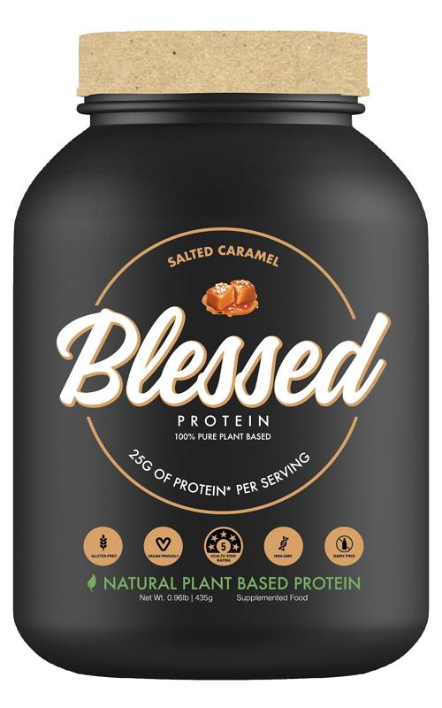 Blessed Protein - Natural Plant-Based Protein Powder for Muscle Recovery & Weight Loss | Vegan, Gluten-Free, Non-GMO | Perfect for Smoothies, Baking & Post-Workout