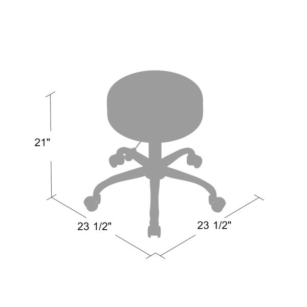 Boss Medical Spa Professional Adjustable Stool B240 - Ergonomic Beauty Salon Chair for Facial Treatments, Massage & Spa Services | Perfect for Estheticians & Cosmetologists