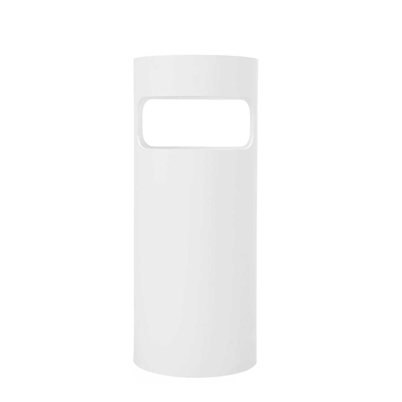 Kartell White Umbrella Stand - Modern Home Entryway Organizer for Umbrellas & Walking Sticks | Perfect for Living Room, Hallway or Office Decor