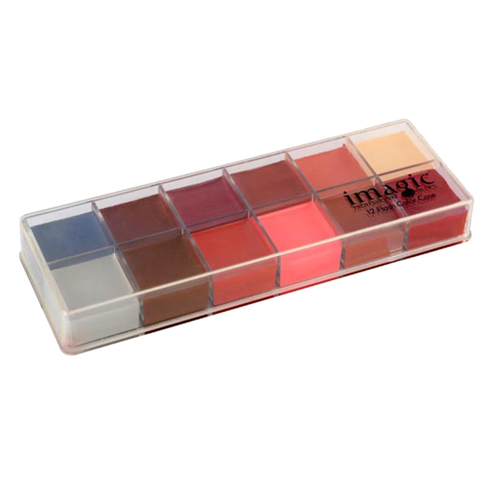 12 Colors Face & Body Paint Palette - Non-Toxic Halloween, Cosplay & Party Makeup Kit - Perfect for Costume Parties, Festivals & Creative Art Projects