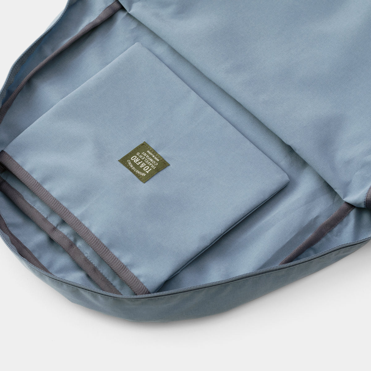 TRAVELER'S COMPANY Traveler's Factory x TO&FRO Blue Gray Backpack - Stylish & Durable for Travel, Work & Daily Commute