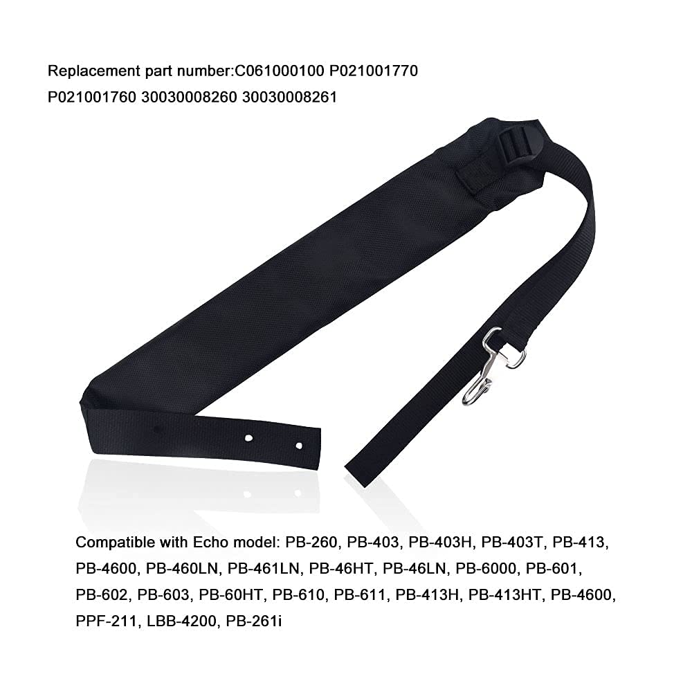 2 Pack Universal Backpack Blower Straps - Compatible with Echo PB-260, PB-403, PB-403H, PB-403T & PB-413 Leaf Blowers - Replacement for P021001770, P021001760, 30030008260 & 30030008261 - Ergonomic Shoulder Strap Kit for Easy Yard Cleanup & Leaf Blowing