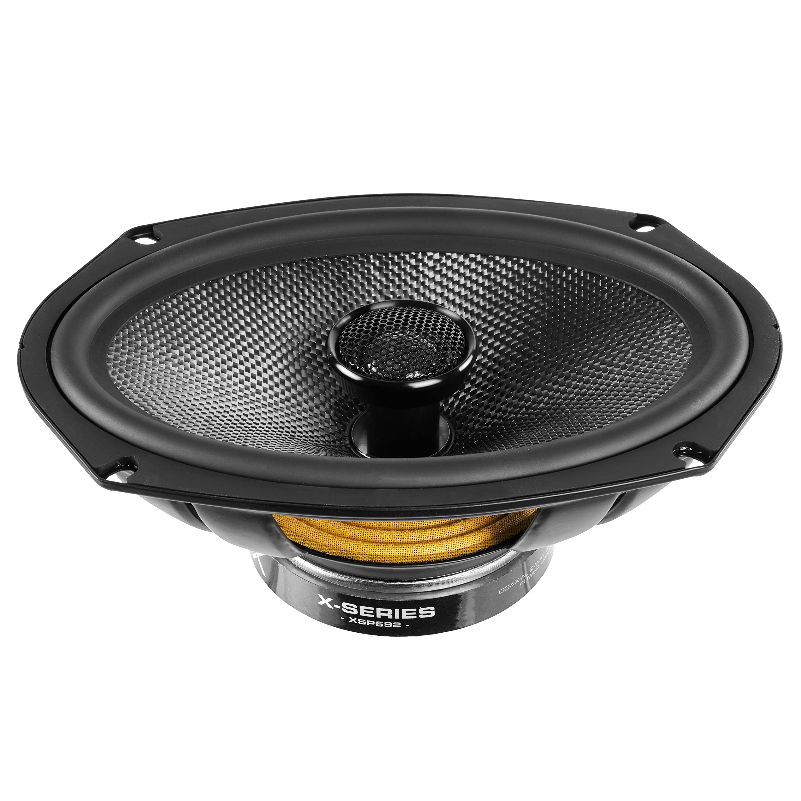 NVX XSP692 6x9 Inch 600W Max Power Car Audio Speakers - 300W RMS, 2-Way Coaxial with 1