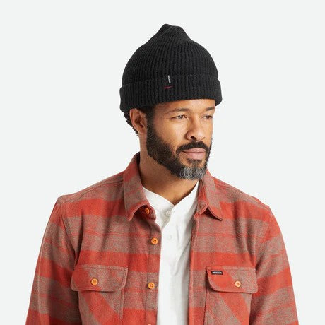 BRIXTON Heist Beanie - Winter Knit Hat for Men & Women - Warm Fleece Lined Skull Cap - Cold Weather Accessories for Outdoor Activities, Skiing, Hiking, and Casual Wear