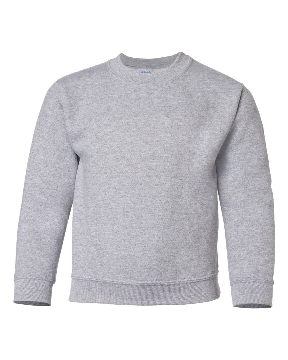 Gildan Men's 7.75 oz. Heavy Blend 50/50 Fleece Crewneck Sweatshirt (G180B) - Sport Grey - Medium - 12 Pack | Comfortable Casual Wear for Men, Workout, Lounge & Everyday Use