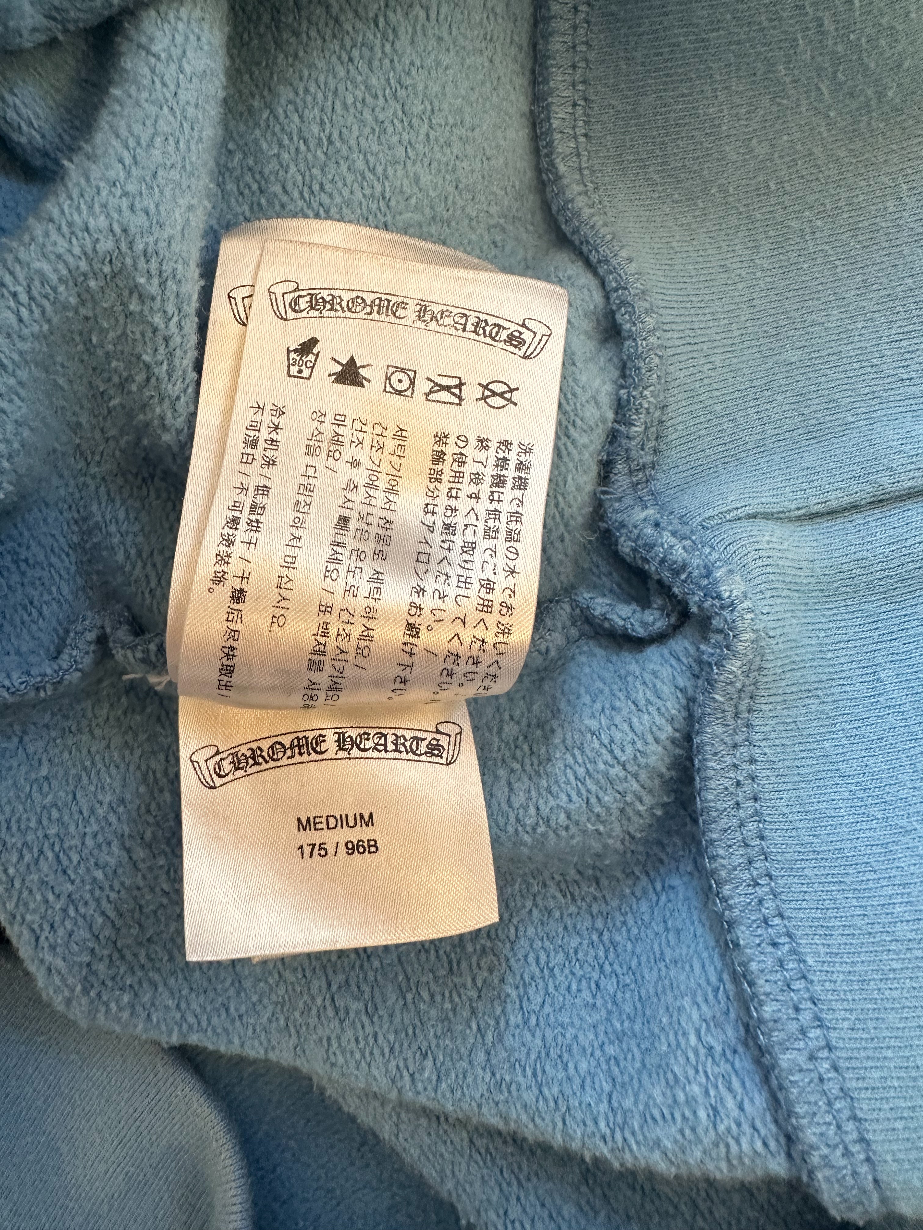Chrome Hearts Blue Miami Exclusive Hoodie for Women - Stylish & Comfortable Streetwear for Casual Outings & Fashion Lovers