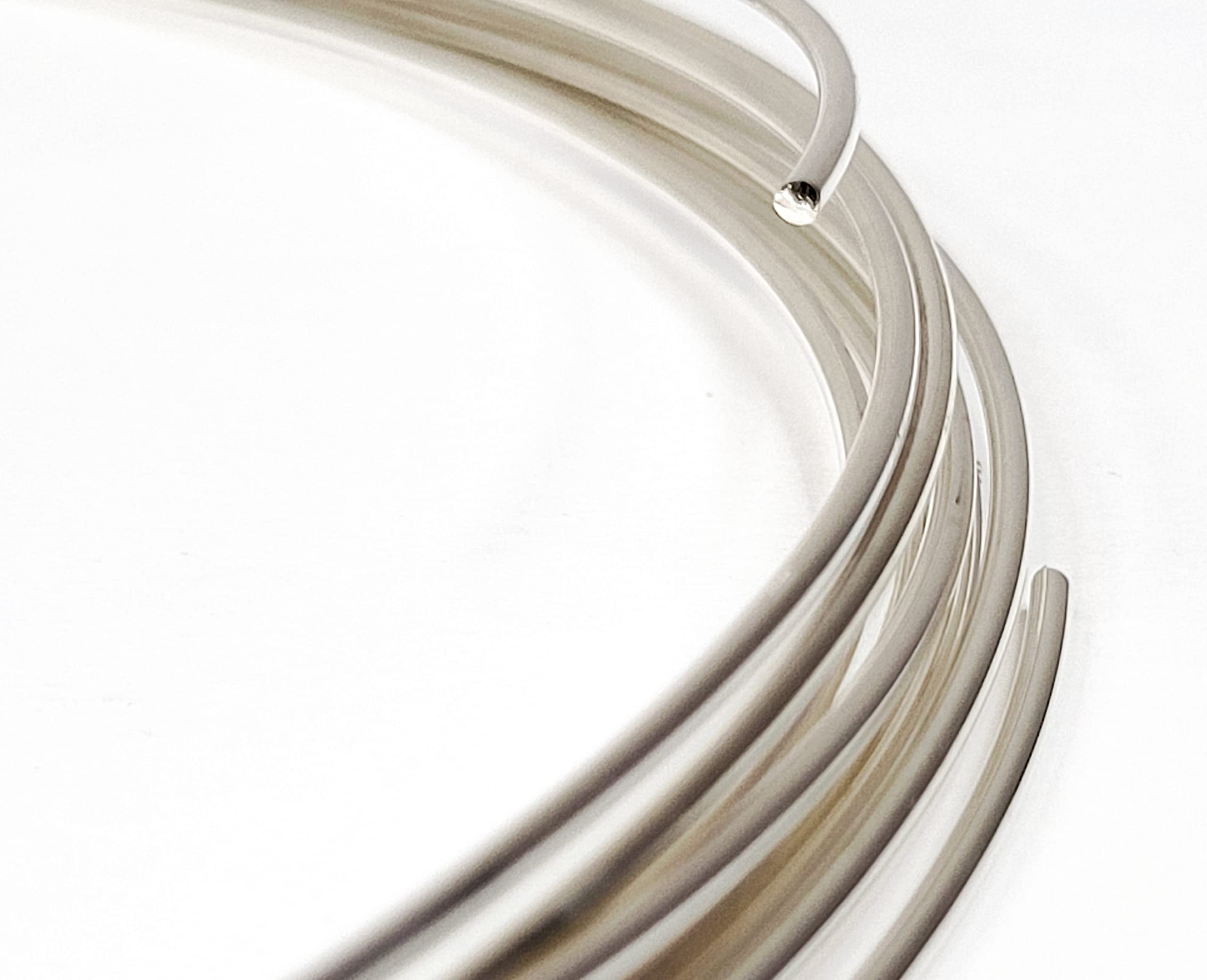 14 Gauge Round Dead Soft 925 Sterling Silver Wire - 5 Feet Jewelry Making Supplies for DIY Bracelets, Necklaces & Crafting Projects - Premium Artisan Quality by WIZART