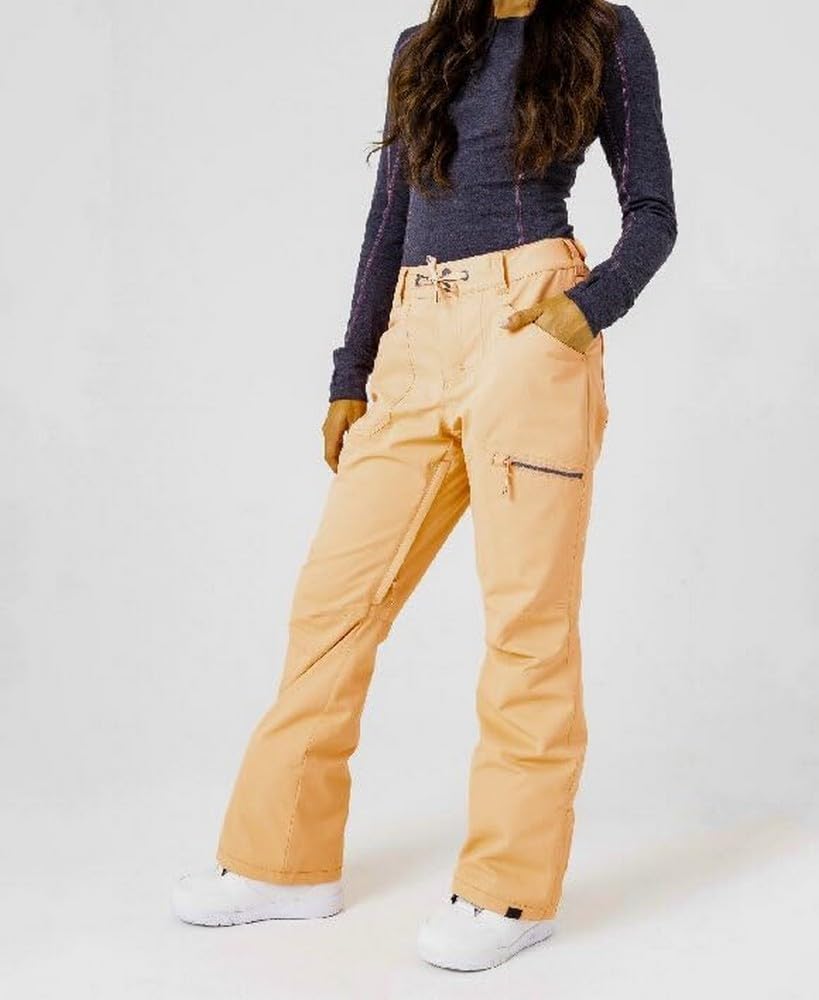Roxy Women's Tailored Waterproof Ski Pants - Insulated Winter Snow Pants for Skiing & Snowboarding | Perfect for Cold Weather & Outdoor Adventures