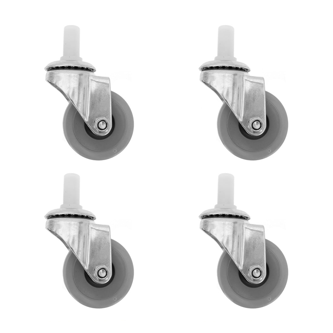 Ettore Super Bucket Casters - Heavy Duty 4-Piece Set for Easy Mobility | Perfect for Cleaning Buckets, Mop Carts & Janitorial Supplies