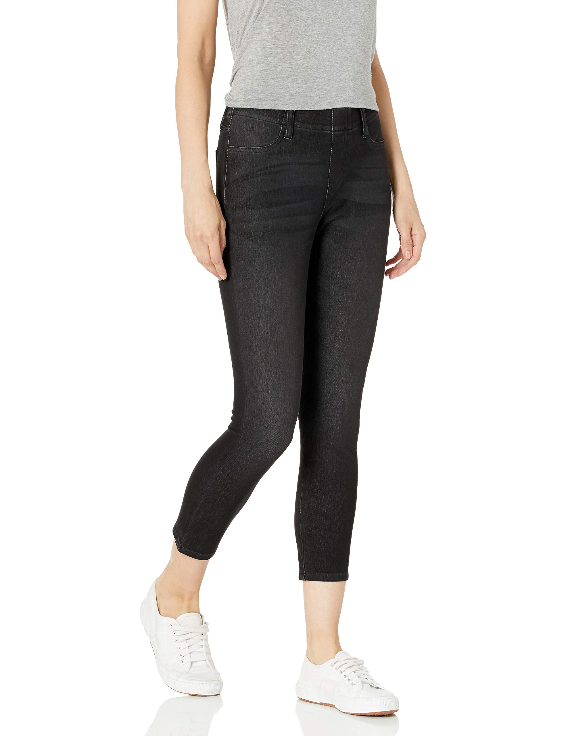 Amazon Essentials Women's Pull-on Knit Capri Jegging - Stretchy Comfort Pants for Casual Wear, Yoga & Lounge