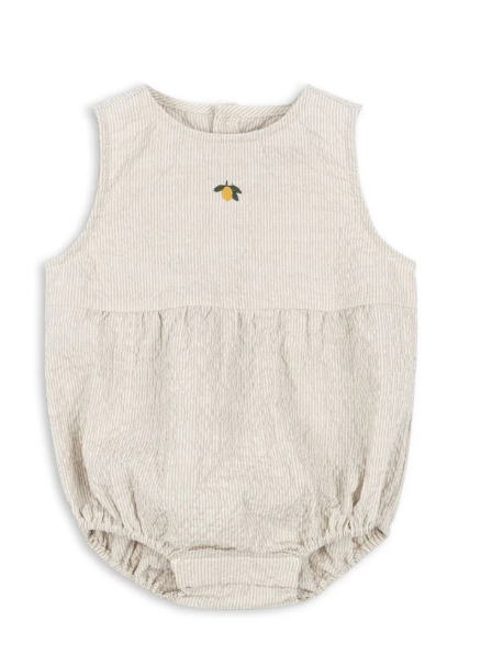 KONGES SLOJD ELLIOT Baby Romper - Organic Cotton Jumpsuit for Boys & Girls (6 Months to 2 Years) - Perfect for Playtime, Daycare & Family Outings