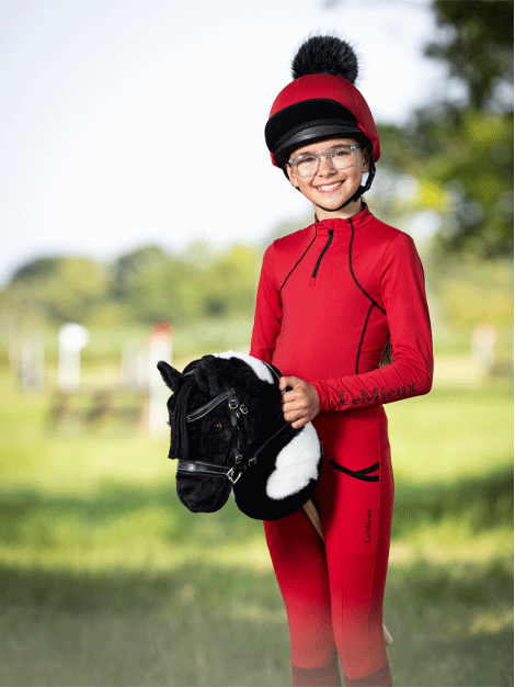 Le Mieux Hobby Horses for Kids - Realistic Ride-On Stick Horse Toy for Pretend Play, Birthday Gifts & Outdoor Activities